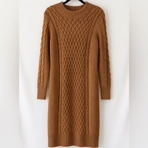 Old Navy Brown Long Sleeve Dress